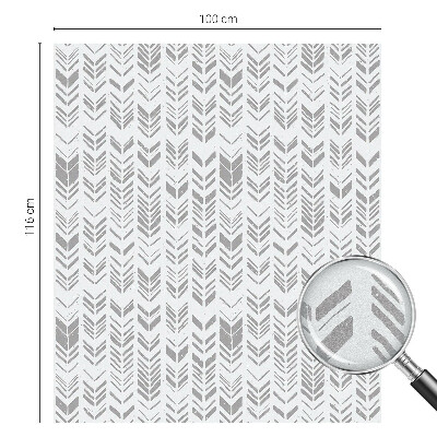 Folia mleczna na okno wzór witraż Wzór strzałek