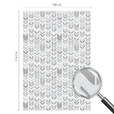 Folia mleczna na okno wzór witraż Wzór strzałek