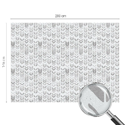 Folia mleczna na okno wzór witraż Wzór strzałek