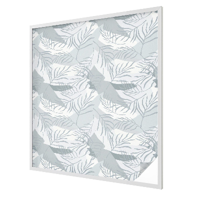 Witraż przyklejany na okno folia matowa Subtelne liście