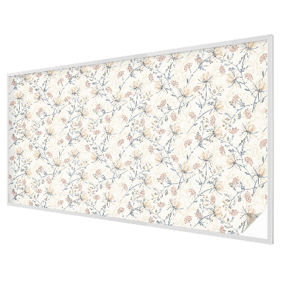 Naklejka witraż na szybę mleczna Kwiaty harmonii