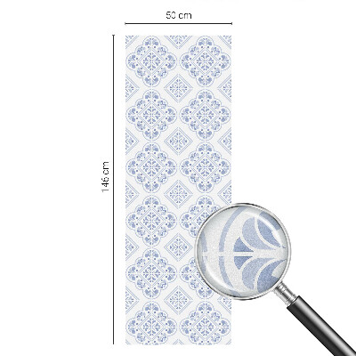 Folia mleczna na okno wzór witraż Geometryczny wzór