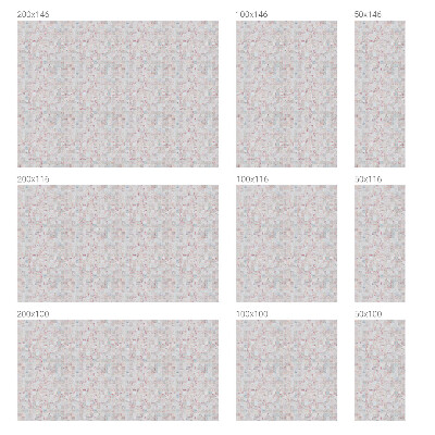 Folia okienna dekoracyjna witraż Kamienna mozaika