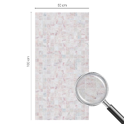 Folia okienna dekoracyjna witraż Kamienna mozaika