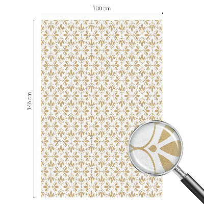 Witraż przyklejany na okno folia matowa Roślinna elegancja