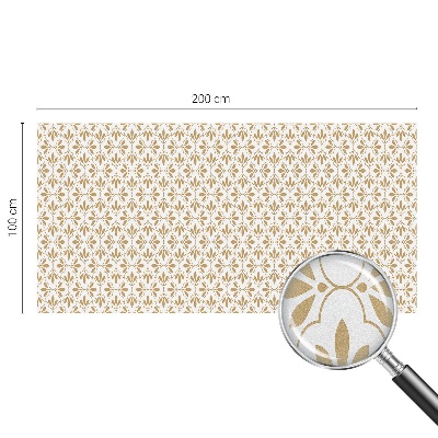 Witraż przyklejany na okno folia matowa Roślinna elegancja