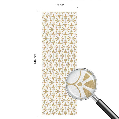 Witraż przyklejany na okno folia matowa Roślinna elegancja