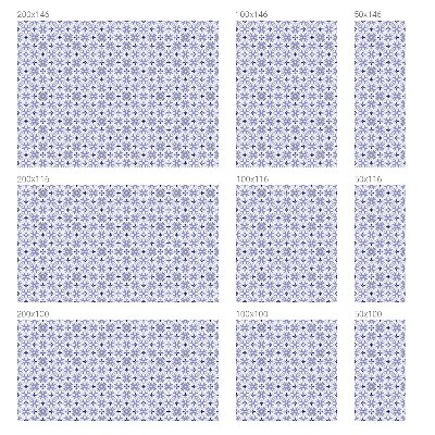 Naklejka witraż na szybę mleczna Fioletowe wzory