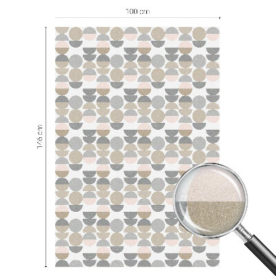 Naklejka witraż na szybę mleczna Geometryczne wzory