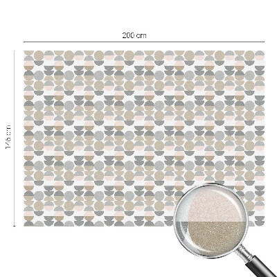 Naklejka witraż na szybę mleczna Geometryczne wzory