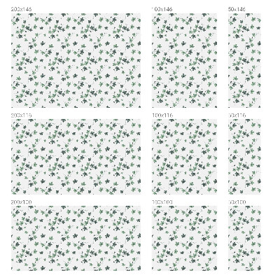 Witraż przyklejany na okno folia matowa Zielone pnącze