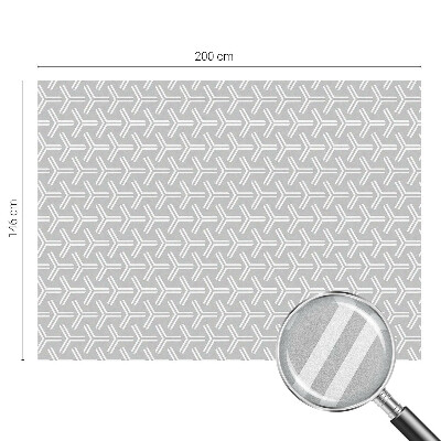 Naklejka witraż na szybę mleczna Minimalistyczne linie