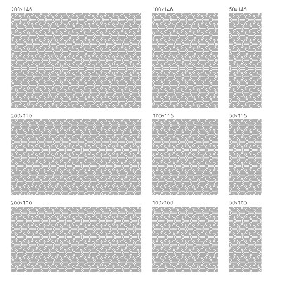 Naklejka witraż na szybę mleczna Minimalistyczne linie