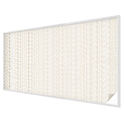 Witraż przyklejany na okno folia matowa Jodełka elegancja