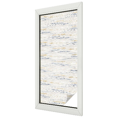 Witraż przyklejany na okno folia matowa Abstrakcyjne pasy