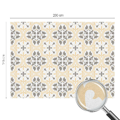 Witraż przyklejany na okno folia matowa Roślinne wzory