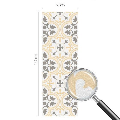 Witraż przyklejany na okno folia matowa Roślinne wzory