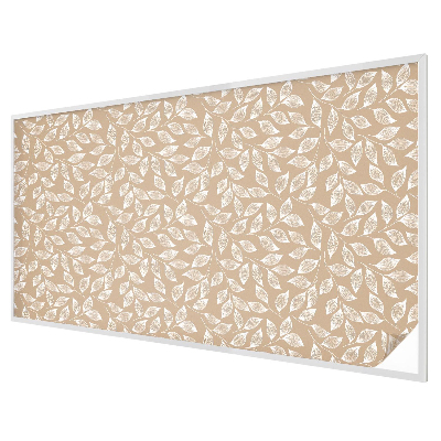 Witraż przyklejany na okno folia matowa Liście natura