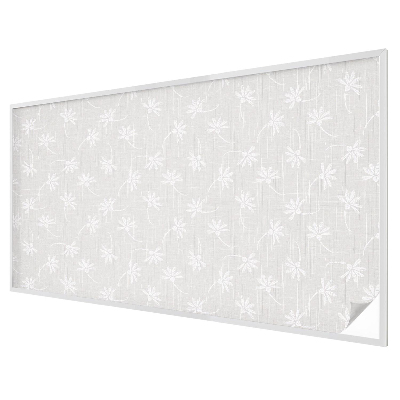 Naklejka witraż na szybę mleczna Kwiatowe wzory