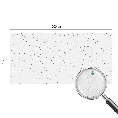 Folia mleczna na okno wzór witraż Rozrzucone elementy