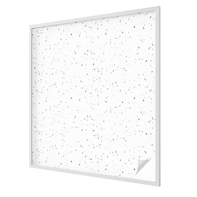 Folia mleczna na okno wzór witraż Rozrzucone elementy