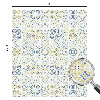Witraż przyklejany na okno folia matowa Klasyczne kafelki