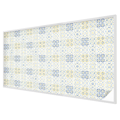 Witraż przyklejany na okno folia matowa Klasyczne kafelki