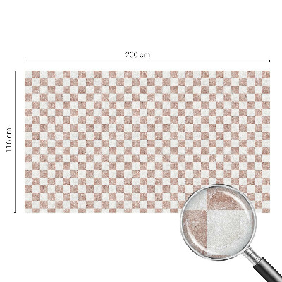 Folia okienna dekoracyjna witraż Klasyczna szachownica