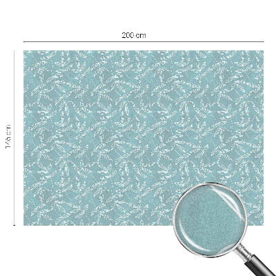 Witraż przyklejany na okno folia matowa Liściasta elegancja