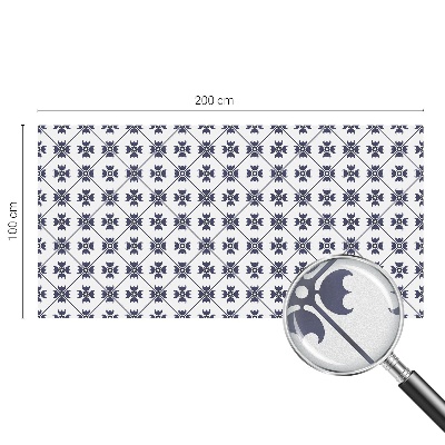 Witraż przyklejany na okno folia matowa Roślinny motyw