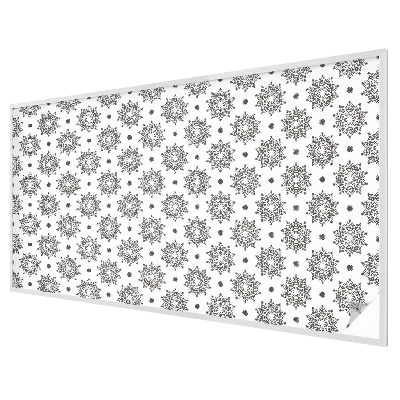 Witraż przyklejany na okno folia matowa Klasyczne rozety