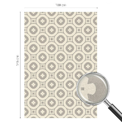 Witraż przyklejany na okno folia matowa Geometryczne wzory