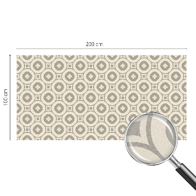 Witraż przyklejany na okno folia matowa Geometryczne wzory