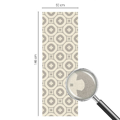 Witraż przyklejany na okno folia matowa Geometryczne wzory