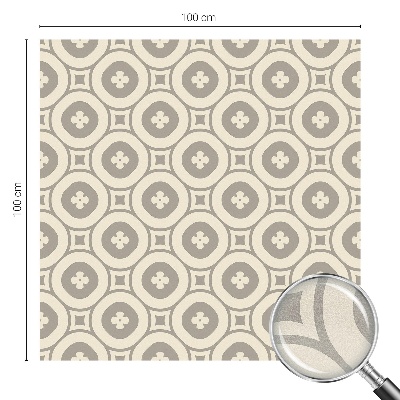 Witraż przyklejany na okno folia matowa Geometryczne wzory