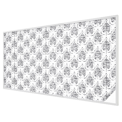 Folia okienna dekoracyjna witraż Liściasta elegancja