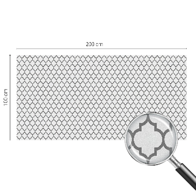 Witraż przyklejany na okno folia matowa Geometryczny wzór