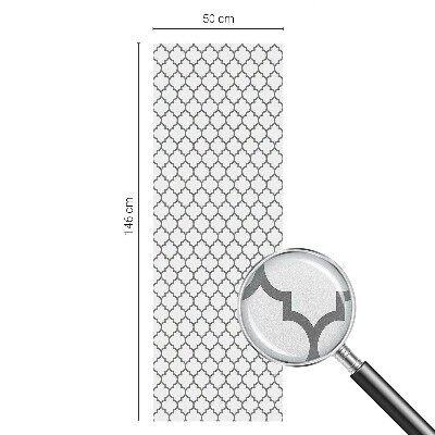 Witraż przyklejany na okno folia matowa Geometryczny wzór