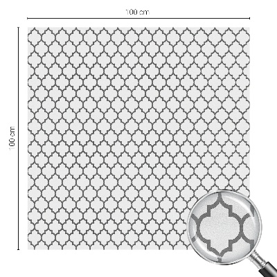 Witraż przyklejany na okno folia matowa Geometryczny wzór