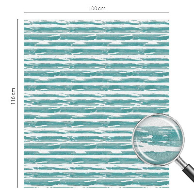 Folia mleczna na okno wzór witraż Zielone pasy