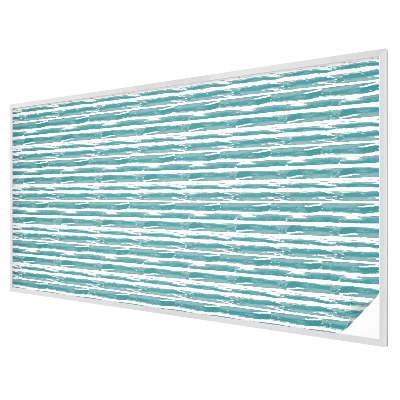 Folia mleczna na okno wzór witraż Zielone pasy