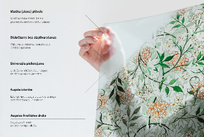 Folia mleczna na okno wzór witraż Zielone pasy