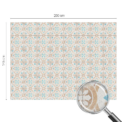 Folia okienna dekoracyjna witraż Rustykalne kafle