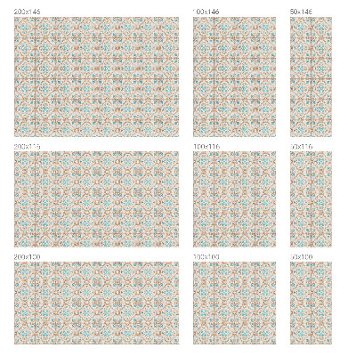 Folia okienna dekoracyjna witraż Rustykalne kafle