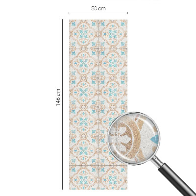 Folia okienna dekoracyjna witraż Rustykalne kafle