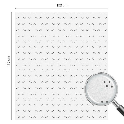 Witraż przyklejany na okno folia matowa Kropkowy wzór