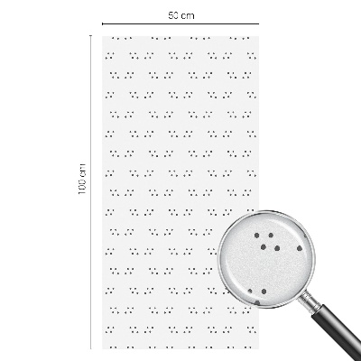 Witraż przyklejany na okno folia matowa Kropkowy wzór