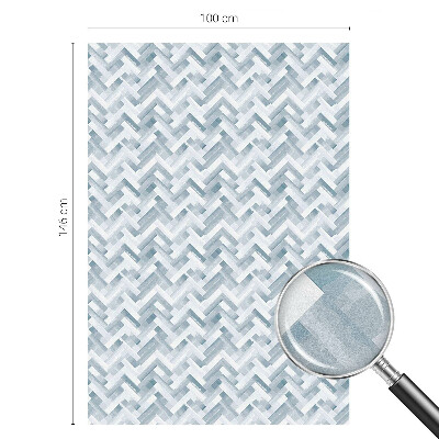 Folia mleczna na okno wzór witraż Geometryczny wzór