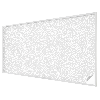 Naklejka witraż na szybę mleczna Liściasty wzór