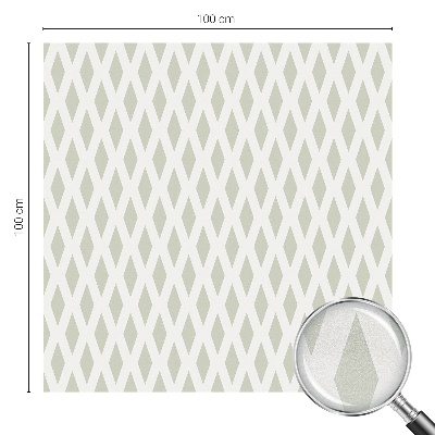 Folia okienna dekoracyjna witraż Diamentowy wzór